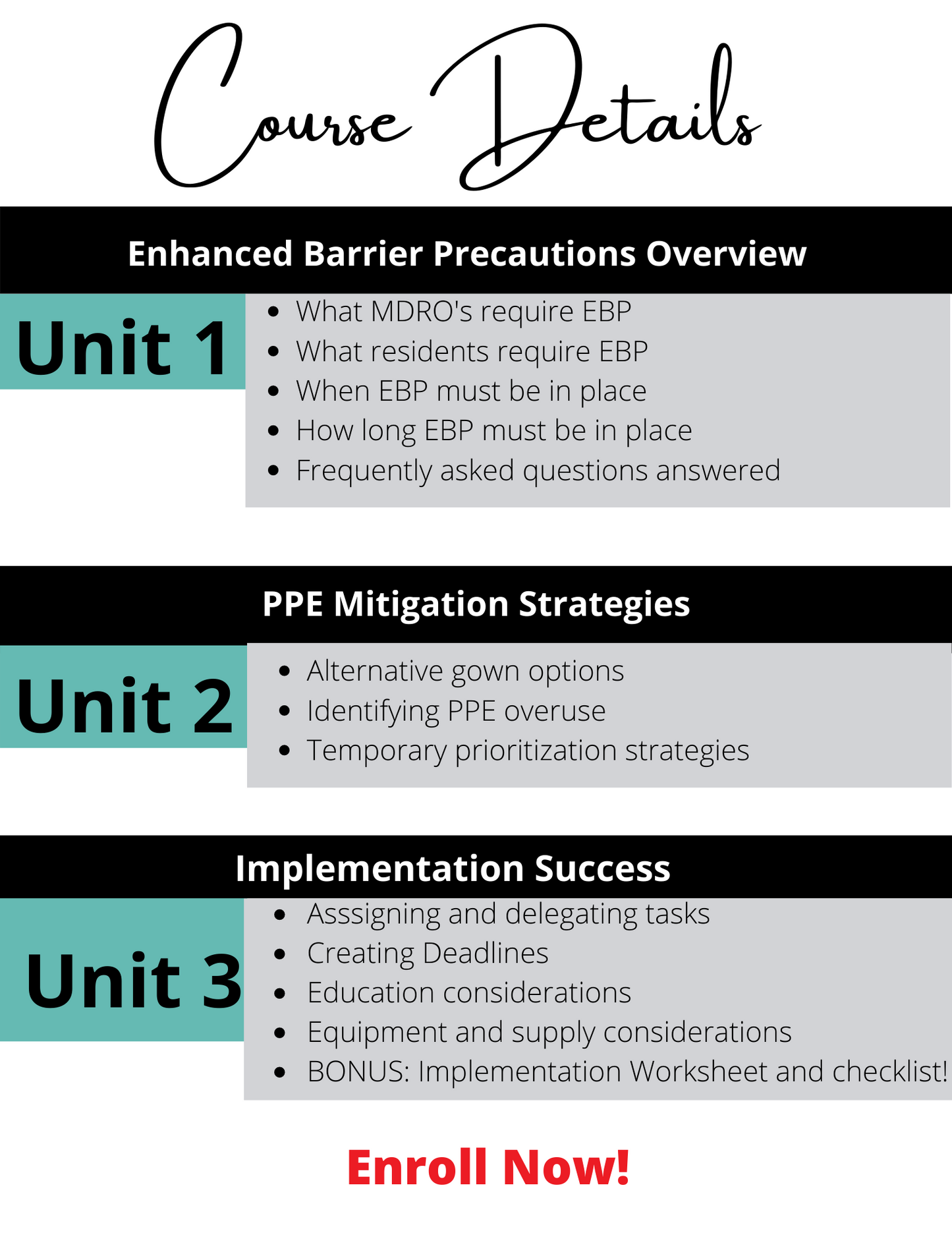 Enhanced Barrier Precautions in LTC